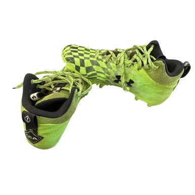 Used Under Armour Jr FB Cleats Kelly green Junior 05.5 11760-S000081685