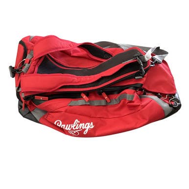 Used Rawlings DUFFLE BAG BB/SB Player Carry Bag Red 11760-S000081669