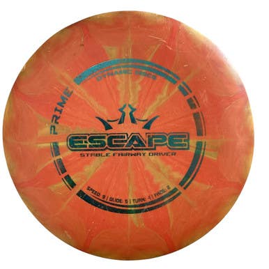 Used Dynamic Discs PRIME BURST ESCAPE Disc Golf Driver Orange 11760-S000081634