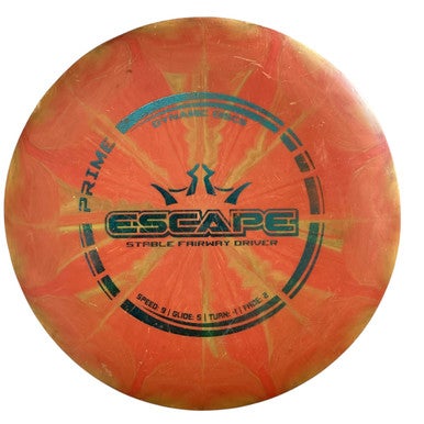 Used Dynamic Discs PRIME BURST ESCAPE Disc Golf Driver Orange 11760-S000081634