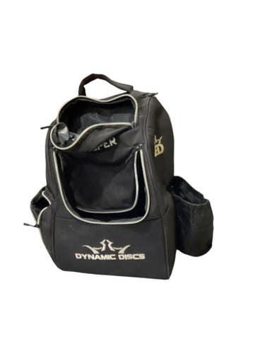 Used Dynamic Discs TROOPER Disc Golf Backpack Black 11884-S000052137