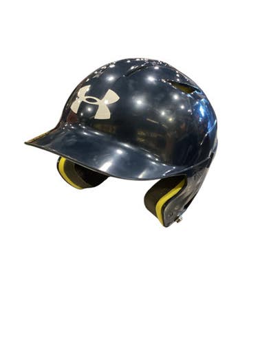 Used Under Armour BASEBALL HELMET Batting Helmet No Mask Navy Blue SM 11884-S000052102