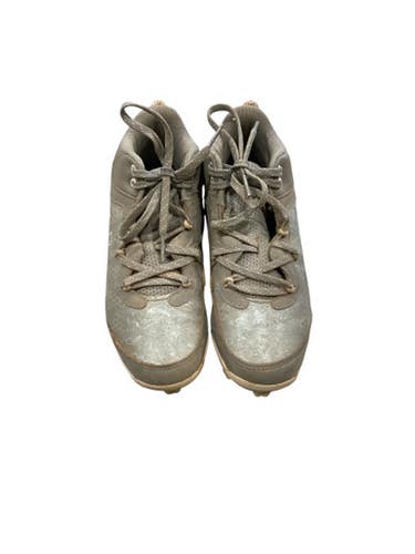 Used Under Armour BAAEBALL CLEATS BB/SB Cleats Grey Junior 03 11884-S000052089