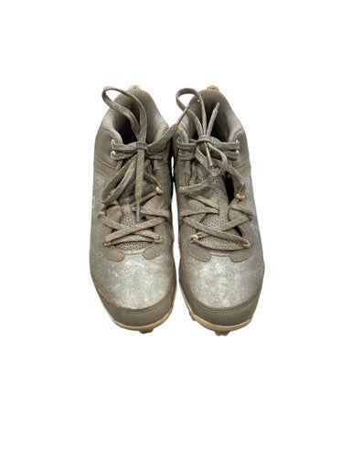 Used Under Armour BAAEBALL CLEATS BB/SB Cleats Grey Junior 03 11884-S000052089