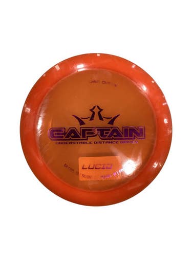 Used Dynamic Discs LUCID CAPTAIN Disc Golf Driver Orange 11884-S000052055
