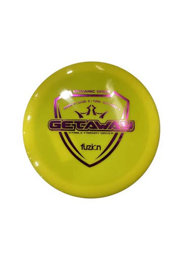 Used Dynamic Discs GETAWAY Disc Golf Driver Yellow 11884-S000052022