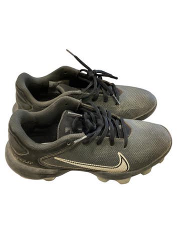 Used Nike BLACK BASEBALL CLEATS BB/SB Cleats Black Junior 03 11884-S000052000