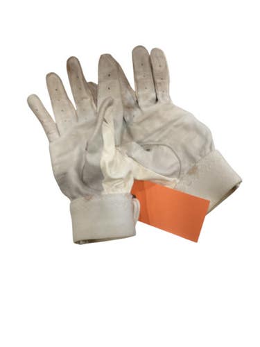 Used Adidas BB/SB Batting Gloves White MD 11884-S000051958