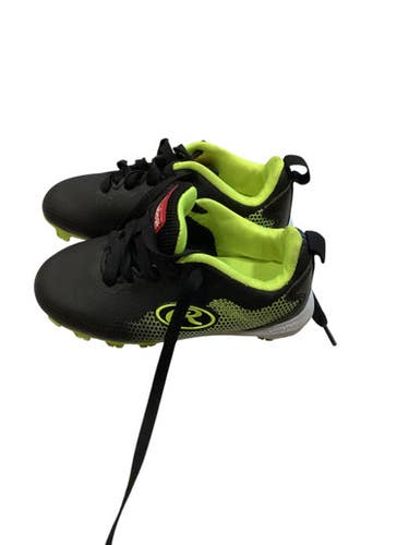 Used Rawlings BASEBALL CLEATS BB/SB Cleats Black Youth 10.0 11884-S000052145