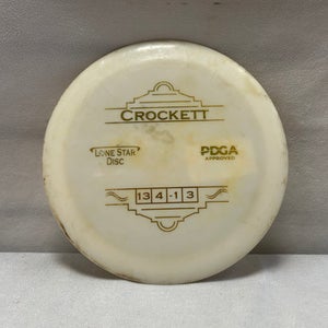 Used Lone Star Disc CROCKETT Disc Golf Driver White 11490-S000265525