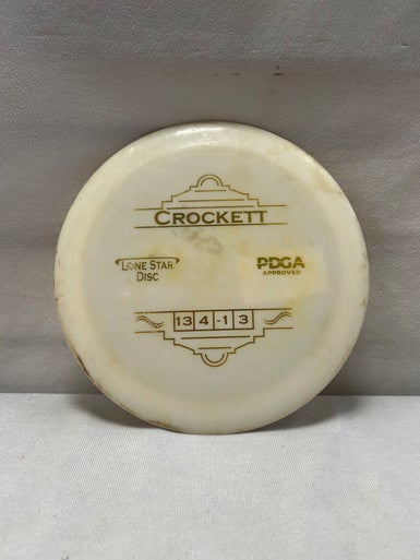 Used Lone Star Disc CROCKETT Disc Golf Driver White 11490-S000265525