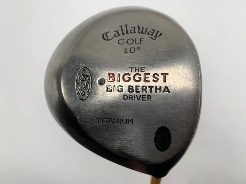 Callaway Biggest Big Bertha Driver 10* ProForce 75 Gold Stiff Graphite Mens RH