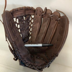 Used Wilson A950 BB/SB Glove RH Throw Brown 14" 11823-S000033999