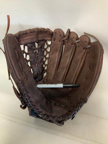 Used Wilson A950 BB/SB Glove RH Throw Brown 14" 11823-S000033999