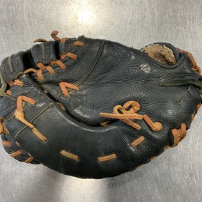 Used Mizuno BLACK 1B MITT BB/SB First Base RH Throw Black 12" 11614-S000221057