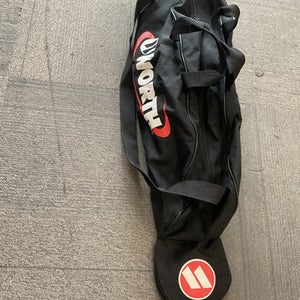 Used Worth BAT BAG BB/SB Player Carry Bag Black 11614-S000221017