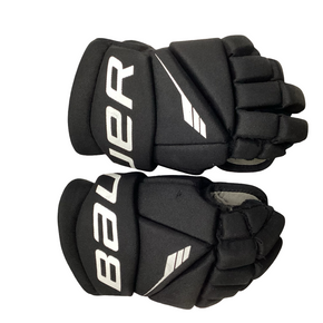 Used Bauer LIL SPORT Junior Gloves Black 10" 11613-S000167382