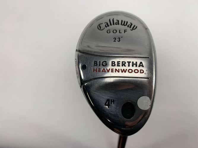 Callaway Big Bertha Heavenwood 4 Hybrid 23* RCH 75w Firm Graphite Mens RH