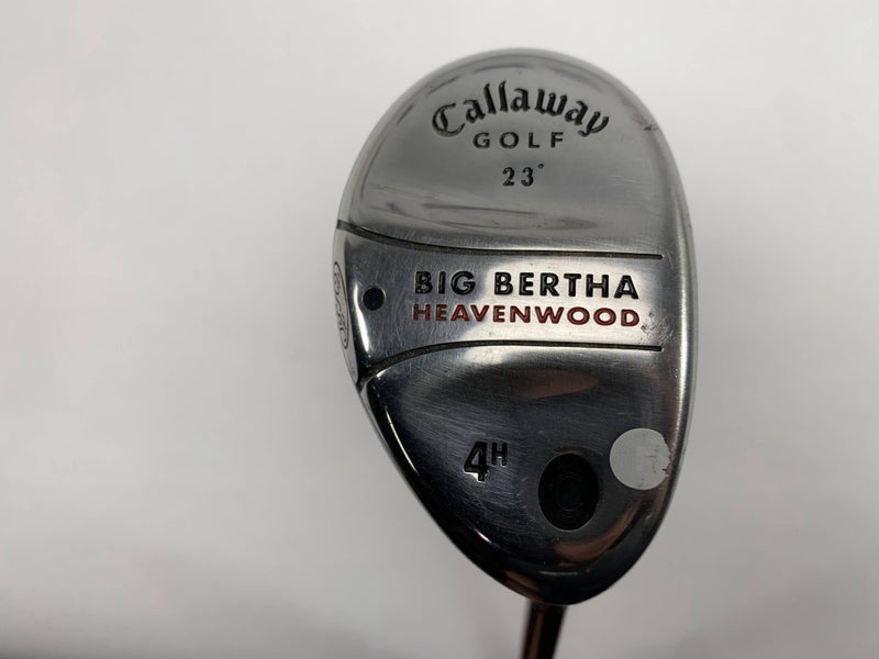 Callaway Big Bertha Heavenwood 4 Hybrid 23* RCH 75w Firm Graphite Mens RH