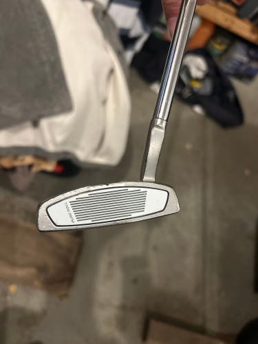 Gray TaylorMade Spider X Mallet Right Handed Putter 35" (Used)