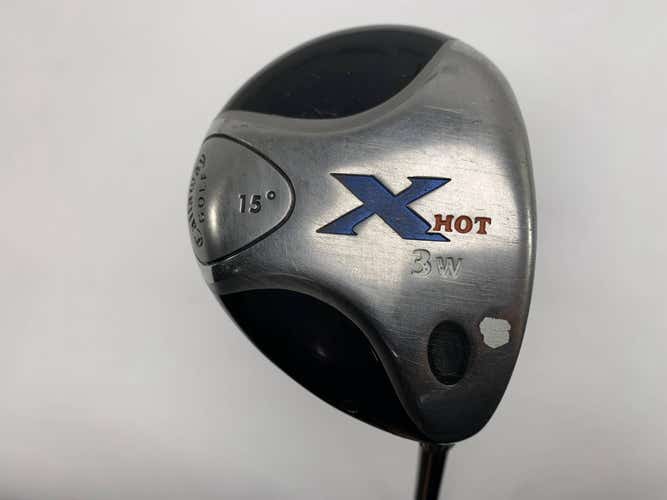 Callaway X Hot 2007 3 Fairway Wood 15* Fujikura Banzai Stiff Graphite Mens RH