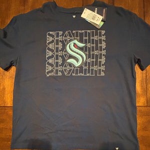 Seattle Kraken NHL Men's Size Medium  T-shirt By Fanatics New With Tags
