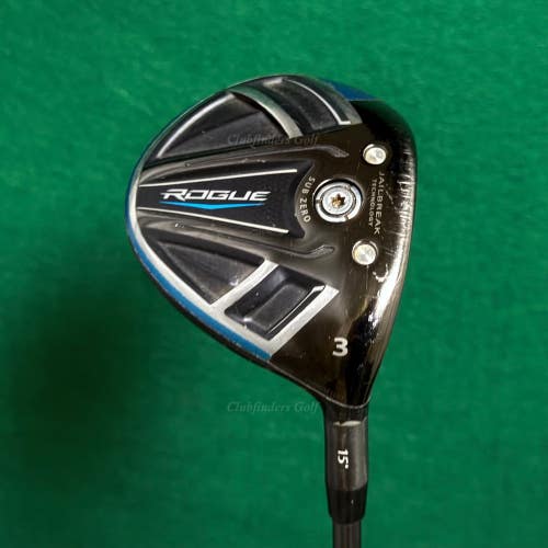 Callaway Rogue Sub Zero 15 Fairway 3 Wood Aldila Synergy 60-R Graphite Regular