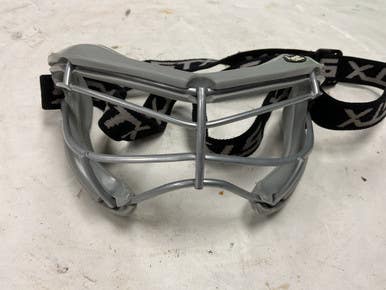 Used STX 4 SIGHT PLUS-S Lacrosse Facial Protection Goggles Grey Senior 11855-S000190385