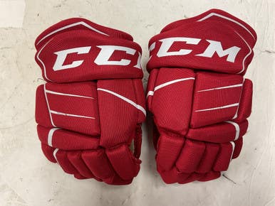 Used CCM JETSPEED FT350 Junior Gloves Red 11" 11855-S000190373