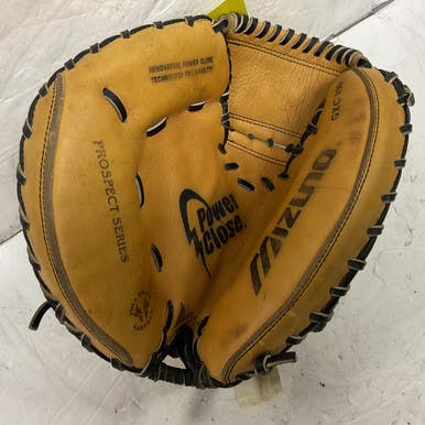 Used Mizuno Power Close GXC 100 Baseball Catchers LH Throw Black And Tan 32" 11855-S000190358