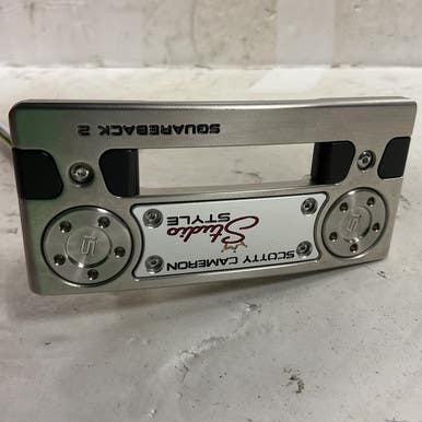 Used Titleist SCOTTY CAMERON STUDIO STYLE SQUAREBACK 2 Mens Putter RH 34" 11855-S000190354