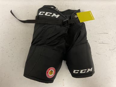 Used CCM LTP LITTLE BLACKHAWKS Youth Pant Black MD 11855-S000190513