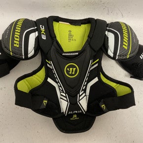 Used Warrior ALPHA DX3 Junior Shoulder Pads SM 11855-S000190512