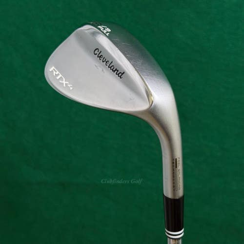 Cleveland RTX-4 Satin Chrome FULL 58-9 58 Lob Wedge DG TI S400 Steel Stiff