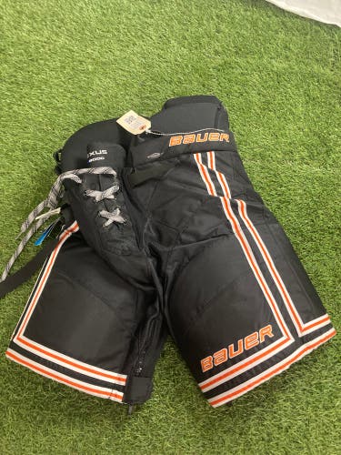 Black Junior Medium Bauer Nexus N9000 Hockey Pants (New)