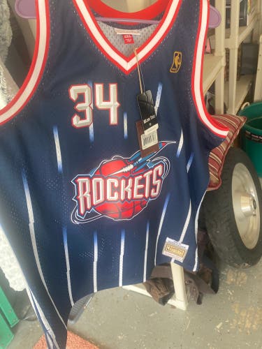 NBA Rockets OLAJUWON #34 Jersey