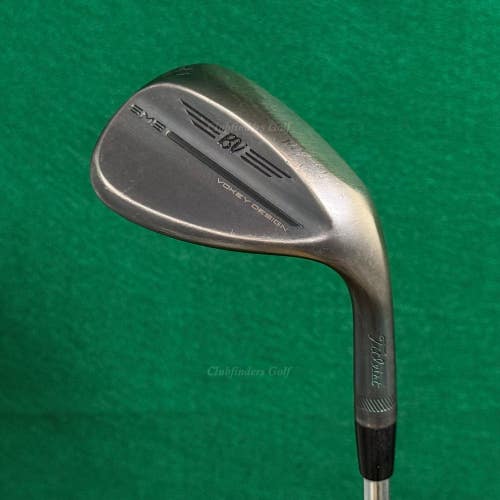 Titleist Vokey SM9 Jet Black 60-4L 60 Lob Wedge Vokey Design Steel Wedge Flex