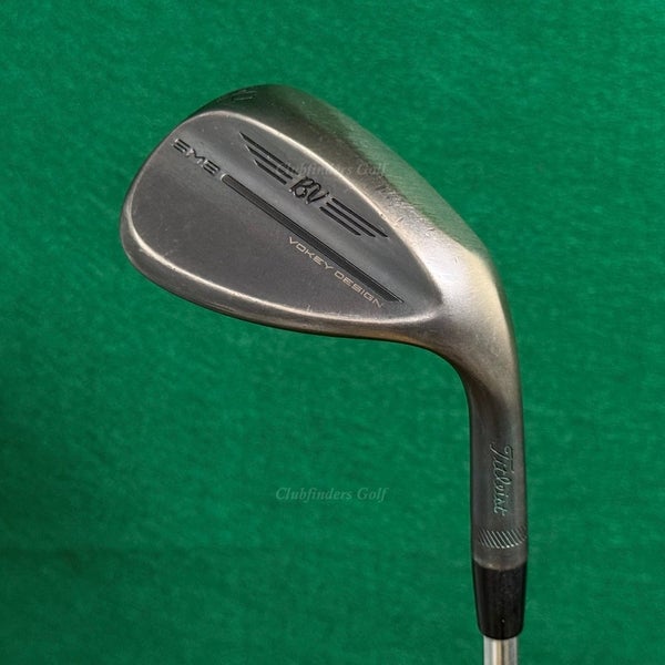 Titleist Vokey SM9 Jet Black 60-4L 60 Lob Wedge Vokey Design Steel Wedge Flex