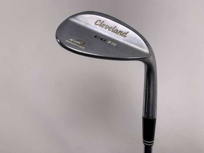 Cleveland CG15 Satin Chrome Sand Wedge SW 56* 14 Bounce Wedge Steel Mens RH