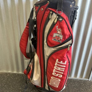 Used Team Effort OHIO STATE Mens Stand Bag Red 11868-S000065246