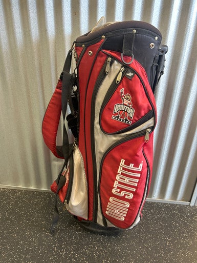 Used Team Effort OHIO STATE Mens Stand Bag Red 11868-S000065246