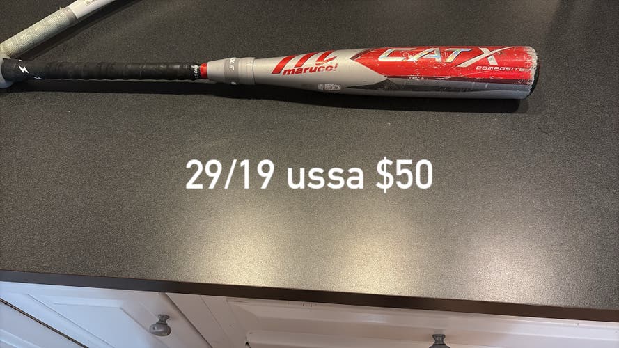 Marucci CAT X Composite USSSA Certified Bat (-10) 19 oz 29" (Used)