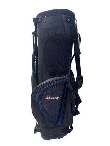 Used Ram GOLF STAND BAG Mens Stand Bag Black And Navy Blue 11835-S000198060