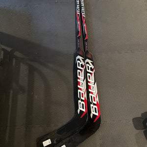 Intermediate Bauer Full Right Goalie Stick 24.5" Paddle (New)