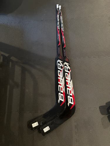 Intermediate Bauer Full Right Goalie Stick 24.5" Paddle (New)