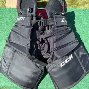 Black CCM E1.5 Hockey Goalie Pants (Used) | Junior Small