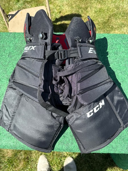 Black CCM E1.5 Hockey Goalie Pants (Used) | Junior Small