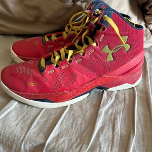 Men's Size M 10.5 (W 11.5) Under Armour curry 2 Floor General Shoes (Used)