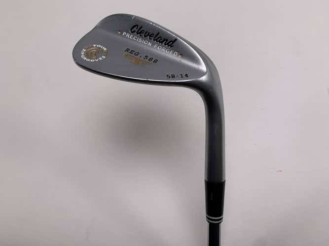 Cleveland 588 Chrome 2012 Lob Wedge LW 58* 14 Bounce True Temper Tour Concept RH