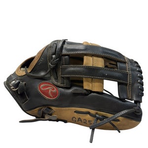 Used Rawlings PROS302-6CB BB/SB Glove RH Throw Black And Natural 12 3/4" 11835-S000197905